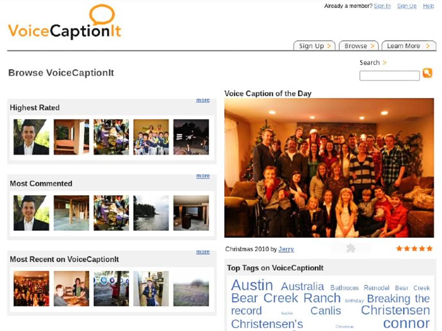 VoiceCaptionIt identity and user experience