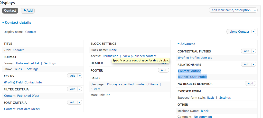 Display Custom User Profile Fields in a Block on All of Their Published Pages