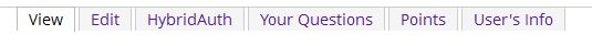 How to add / remove tabs from user profile?