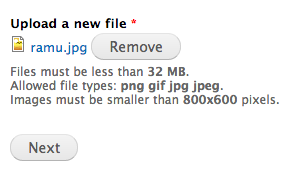 Uploaded file not shown in custom content type / Image not attached to content type