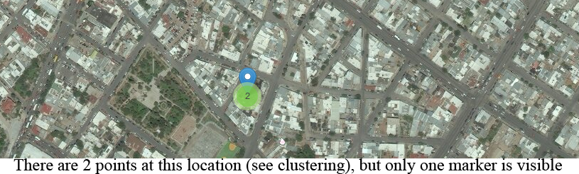 Fixing identical Latitude/Longitude data for markers on maps (bug)