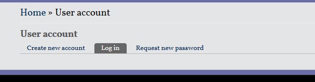 The login form isn’t rendered