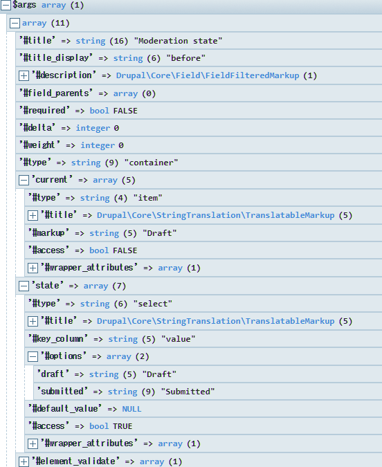 How to change the content moderation state in a custom submit handler?