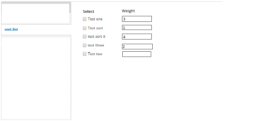 How to add custom sort order to a taxonomy field list?