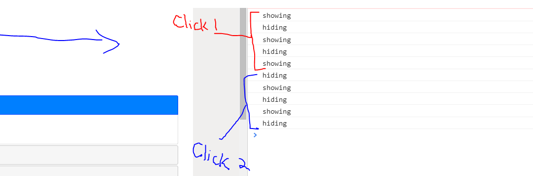 Why does js click function run multiple times?