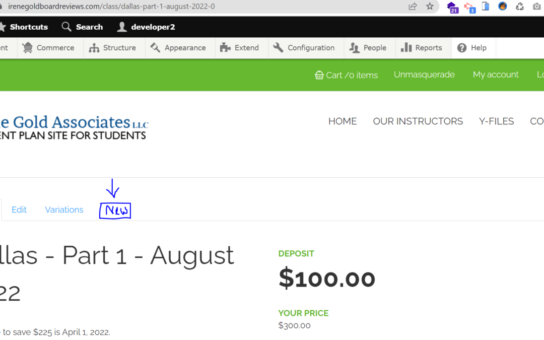 How can I add a New tab in product page