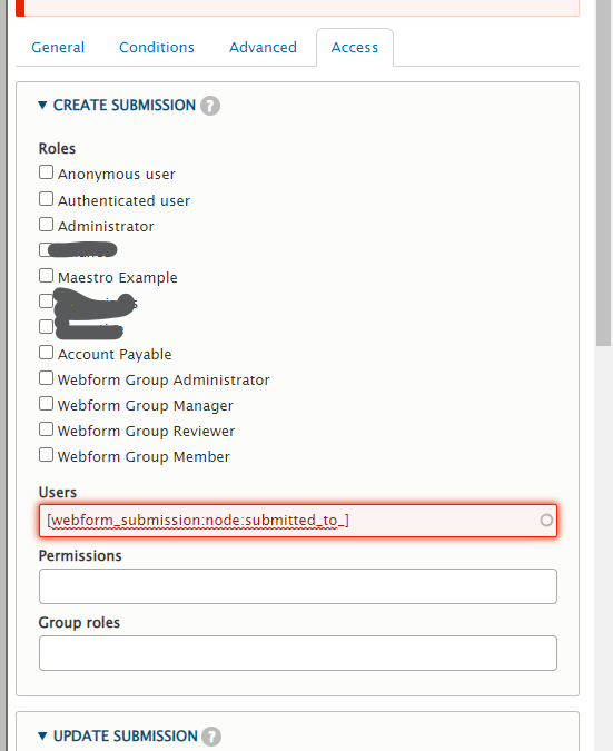 Grant access of a field to the emails written in email field instead of roles and usernames (Drupal 9 webform)