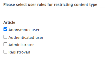 First checkbox is always checked in config form