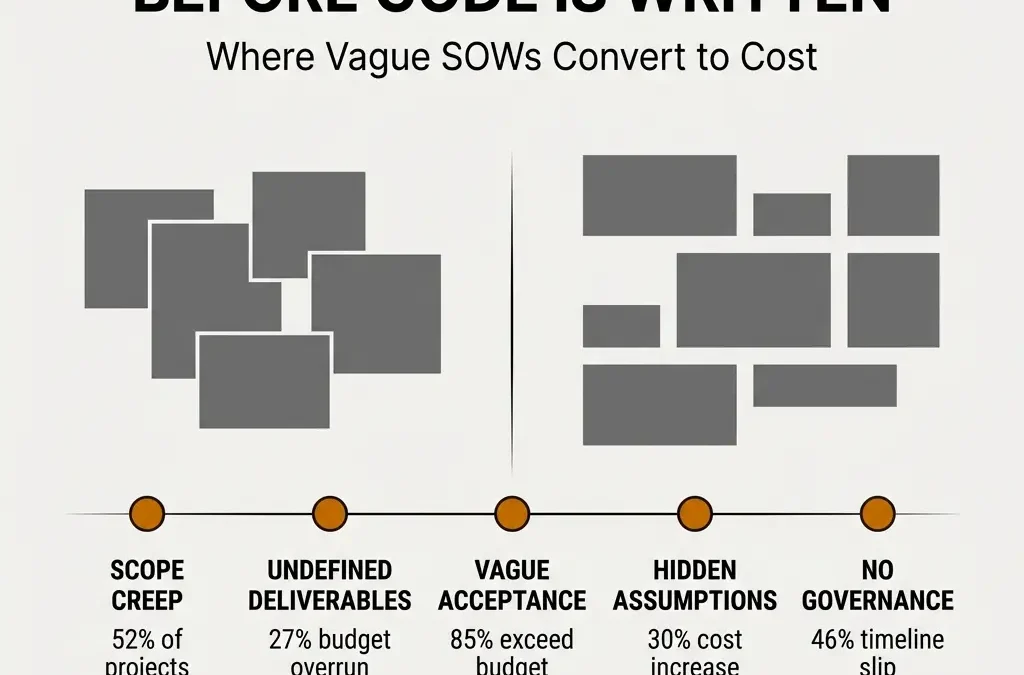 Is Your Software SOW Too Vague? How to Fix a Weak Statement of Work Before It Becomes a Cost Overrun